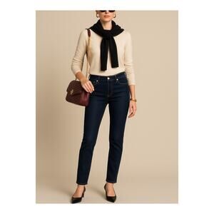 Tory Burch Dark Wash Jeans Women’s Classic Stretch Denim High-End Luxury 29